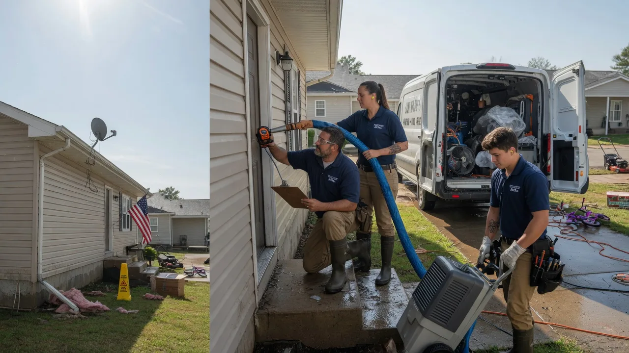 Ceiling Water Damage Restoration in Urbanna, VA near me